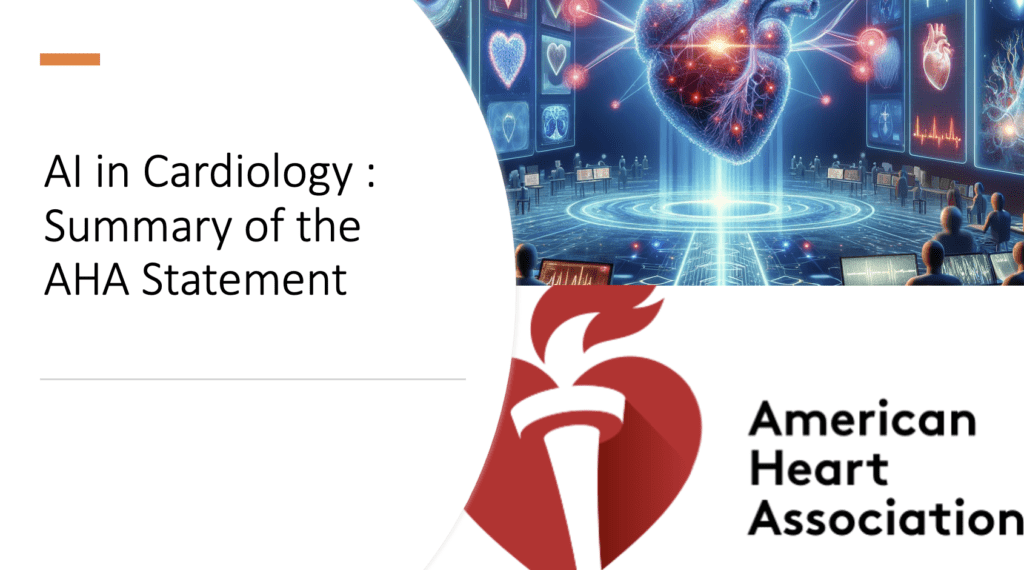 AHA on AI in cardiology